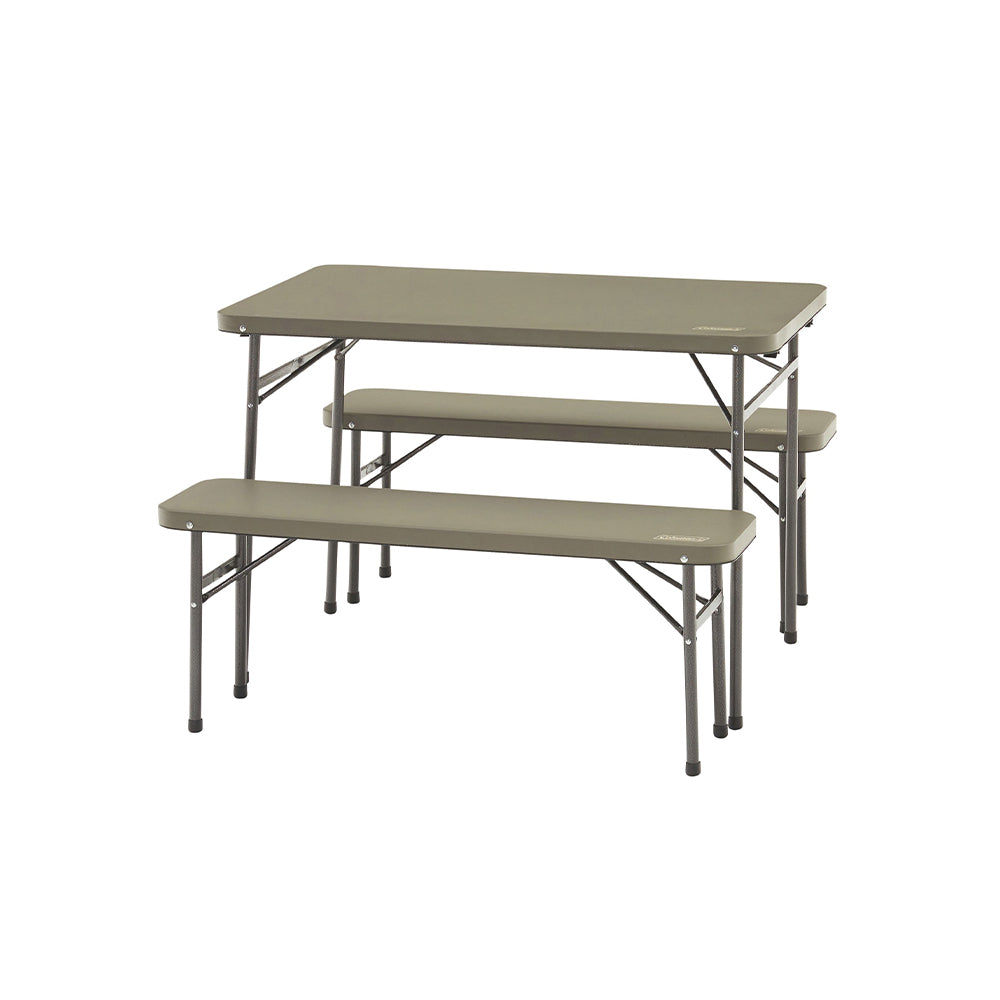 Coleman Folding Table &amp; Bench